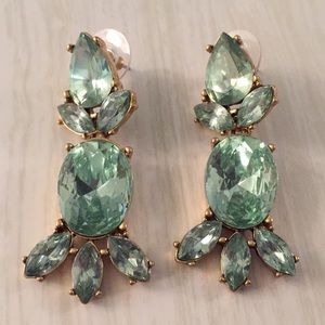 J. CREW AQUA EARRINGS